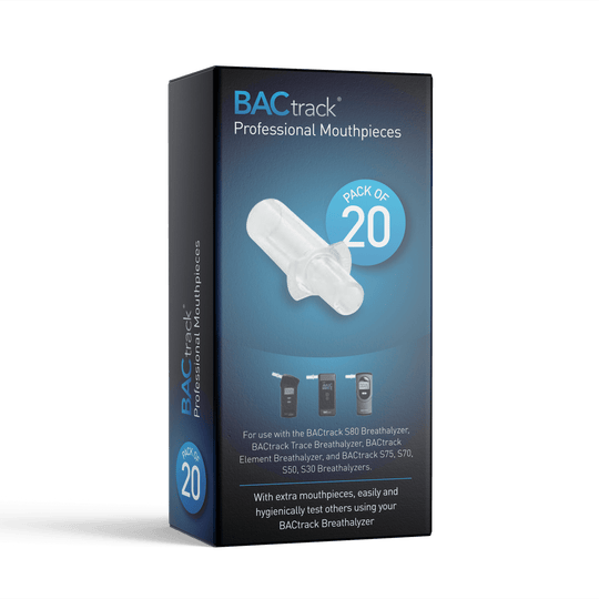 BACtrack Professional Breathalyzer Mouthpieces - 20 Pack