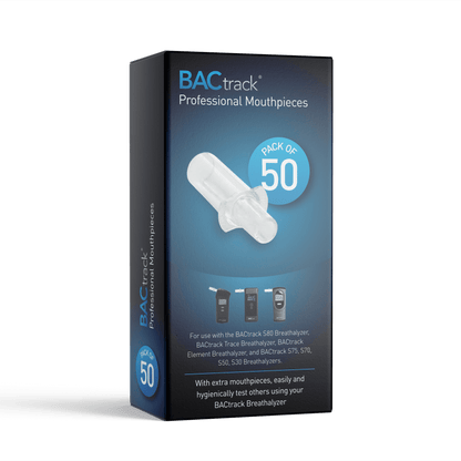 BACtrack Professional Breathalyzer Mouthpieces - 50 Pack